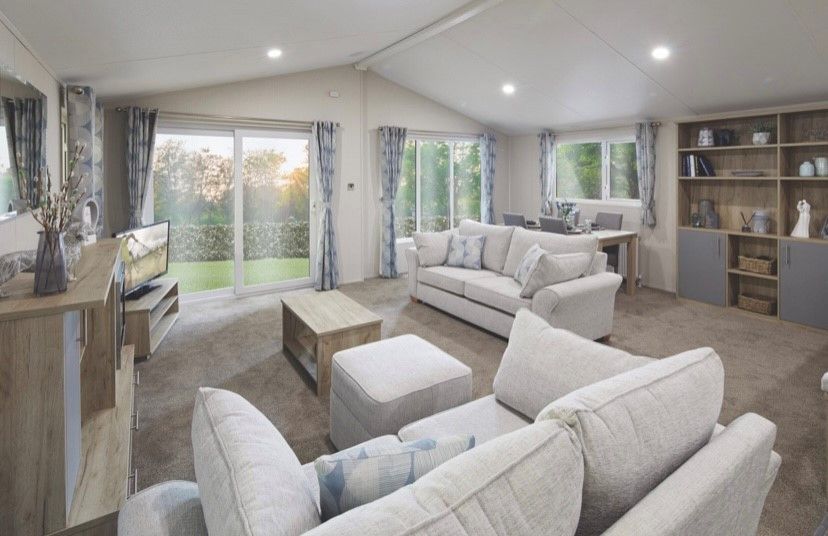 New home, 2 bed lodge for sale in Bowland Lakes Leisure Village, Cleveley Bridge Bank Lane, Forton, Lancashire PR1, £150,000