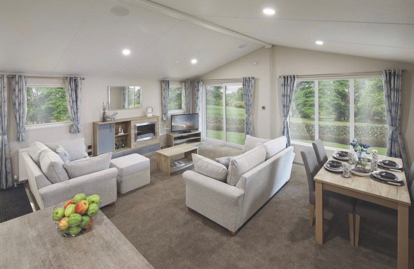 New home, 2 bed lodge for sale in Bowland Lakes Leisure Village, Cleveley Bridge Bank Lane, Forton, Lancashire PR1, £150,000