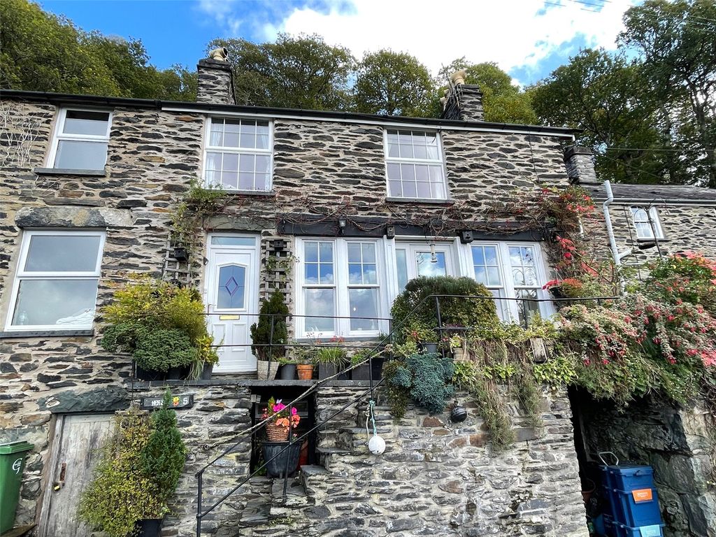 2 bed terraced house for sale in Wesley Terrace, Arthog, Gwynedd LL39, £235,000