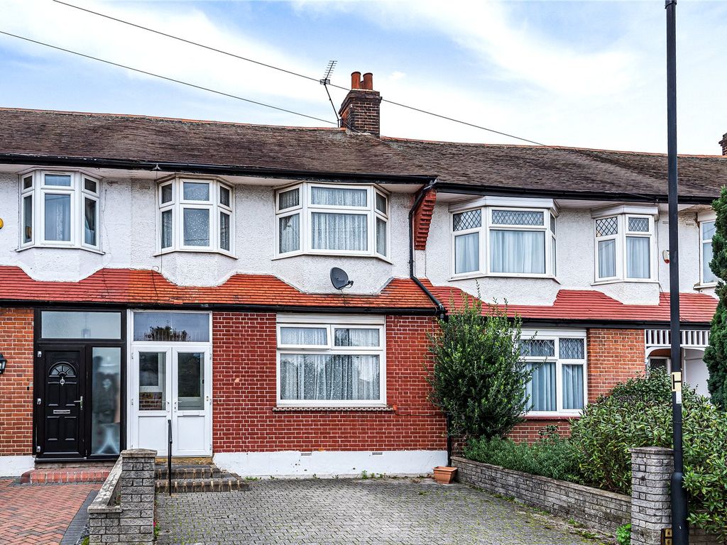 3 bed terraced house for sale in Ecclesbourne Gardens, Palmers Green, London N13, £600,000