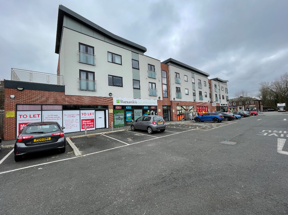 Retail premises to let in Barlow Moor Road, Chorlton M21, £25,000 pa