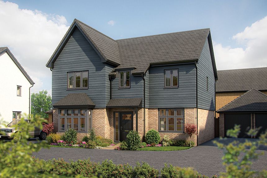 New home, 5 bed detached house for sale in "The Birch" at Gravett, Olney MK46, £695,000