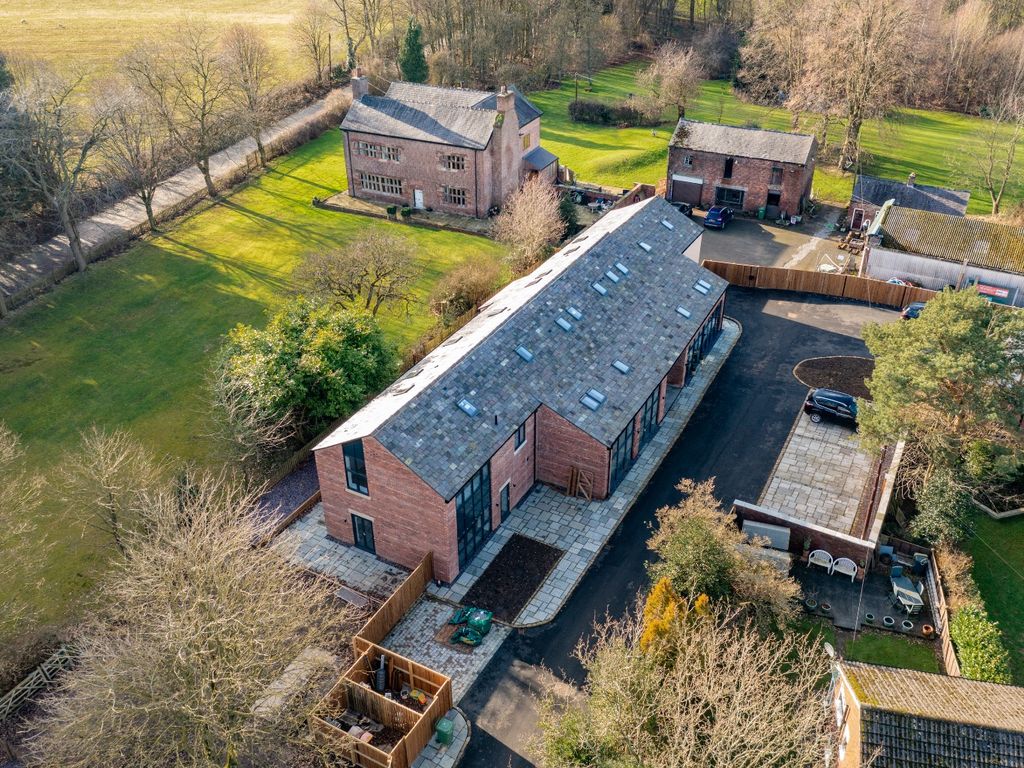 2 bed barn conversion for sale in 3 Hall Barns, Lightoaks Hall, Old Moss Lane, Glazebury, Warrington, Cheshire WA3, £395,000