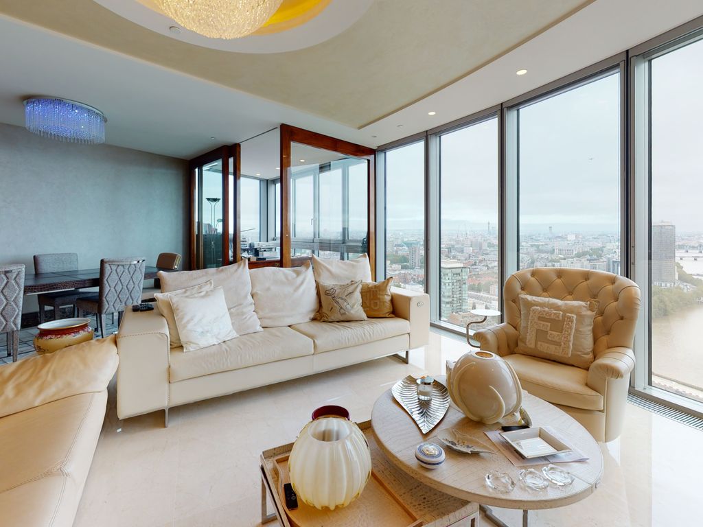 New home, 3 bed flat for sale in One St George Wharf, Nine Elms, London SW8, £4,000,000