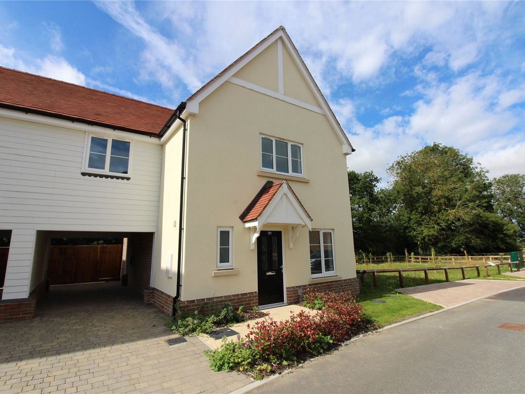 New home, 3 bed semi-detached house for sale in Scholars Close, Watch House Green CM6, £540,000