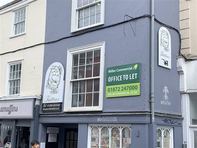 Office to let in First Floor Office, 58 Church St, Falmouth TR11, £5,000 pa
