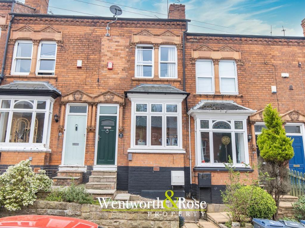 3 bed terraced house for sale in Hartledon Road, Harborne, Birmingham B17, £375,000