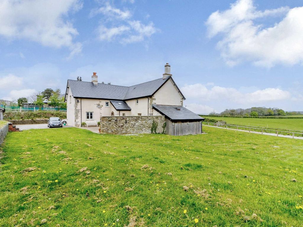 4 bed detached house for sale in Clawdd Y Parc Farm, Llangybi, Near Usk, Monmouthshire NP15, £975,000