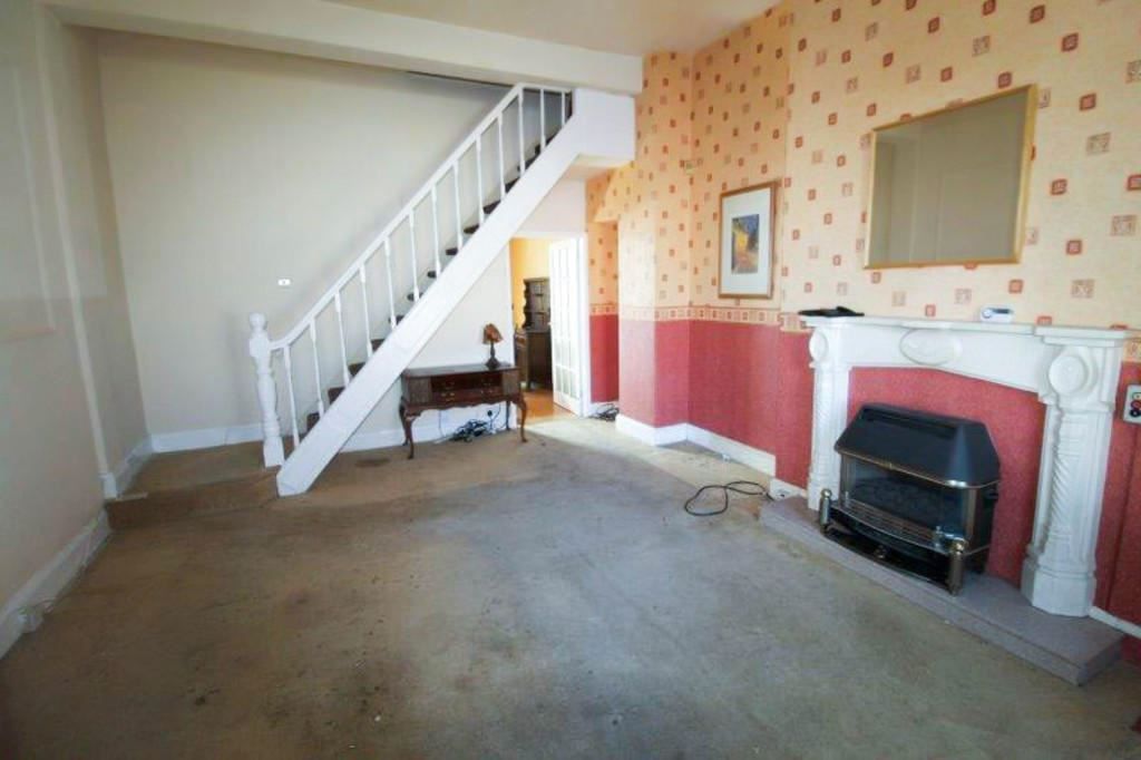 4 bed terraced house for sale in High Market, Ashington NE63, £69,000