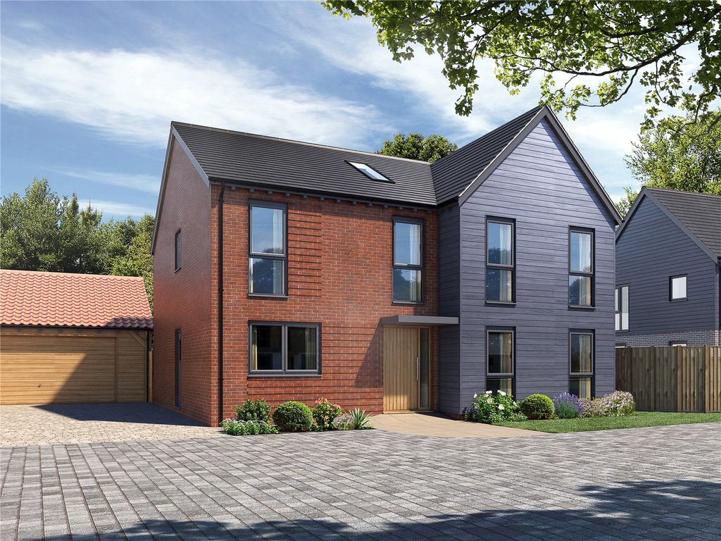 New home, 4 bed detached house for sale in Plot 26, Kingscroft, Little Melton, Norwich NR9, £595,000