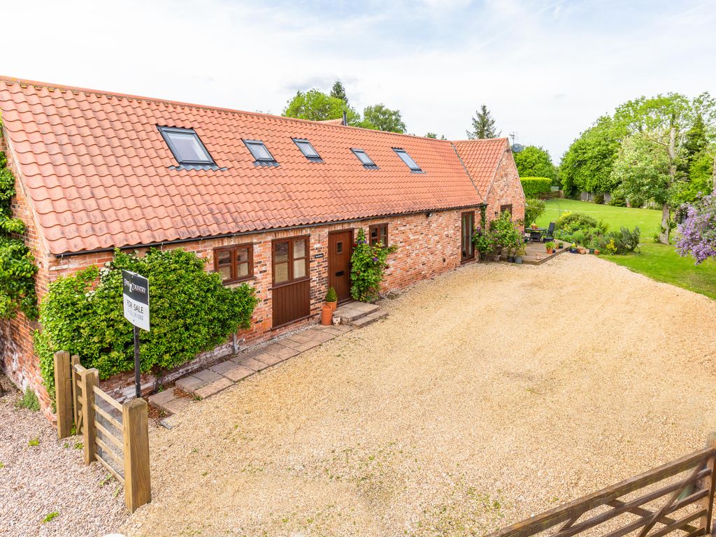 4 bed barn conversion for sale in Bramble Barn, High Street, East Markham, Newark, Nottinghamshire NG22, £495,000