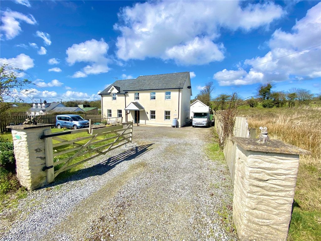 5 bed detached house for sale in Ffostrasol, Bwlchygroes, Llandysul, Ceredigion SA44, £475,000