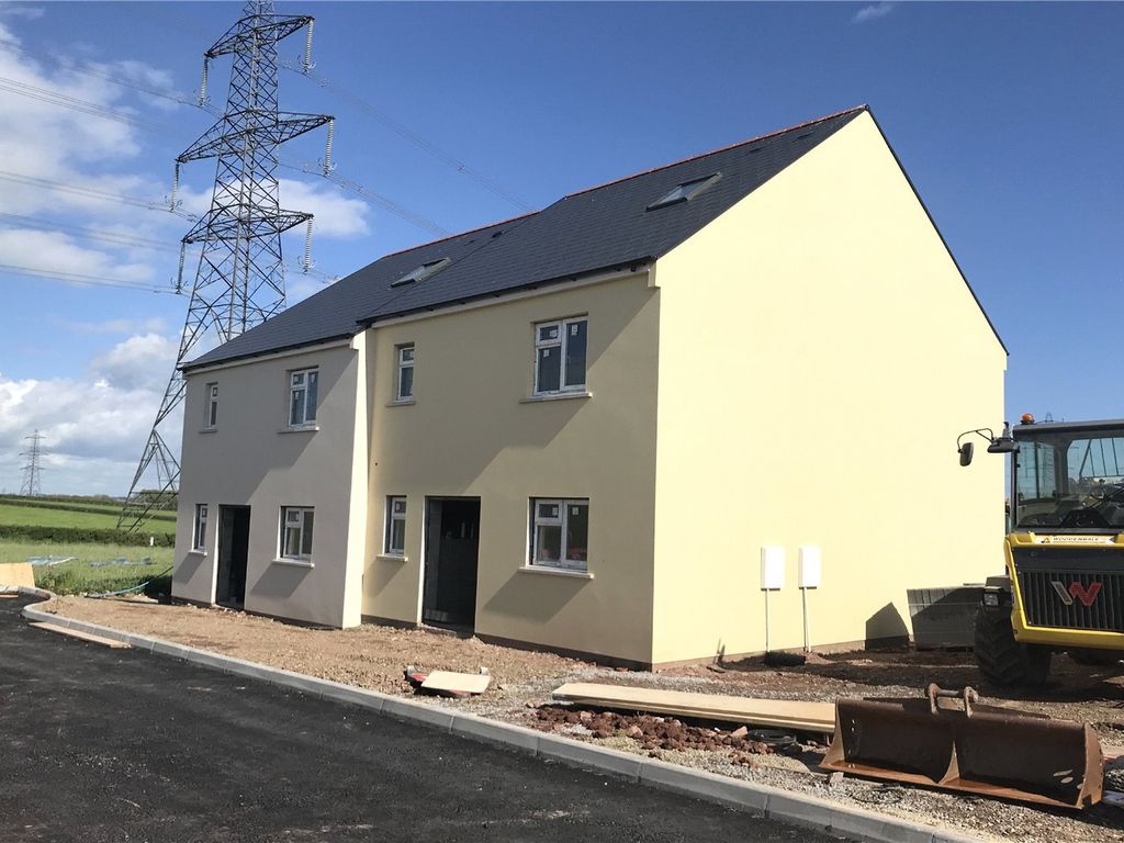 New home, 3 bed semi-detached house for sale in Bowett Close, Hundleton, Pembroke, Pembrokeshire SA71, £295,000