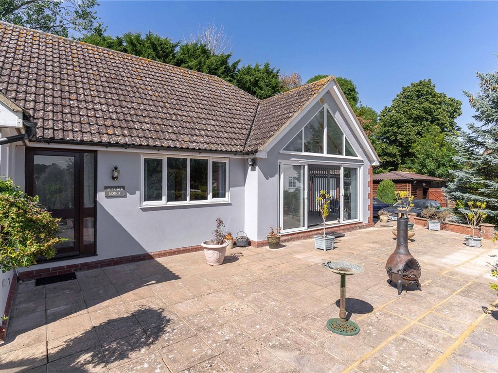 3 bed bungalow for sale in Sages End Road, Helions Bumpstead, Nr Haverhill, Suffolk CB9, £525,000