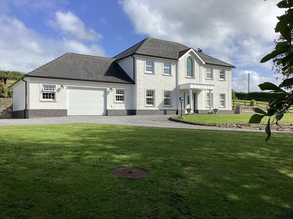 4 bed detached house for sale in Ferwig, Cardigan SA43, £675,000