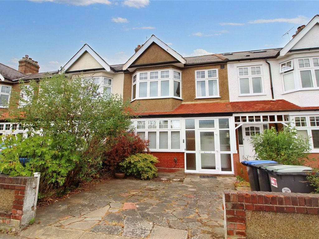 3 bed terraced house for sale in Chase Side Avenue, Enfield, Middlesex EN2, £610,000