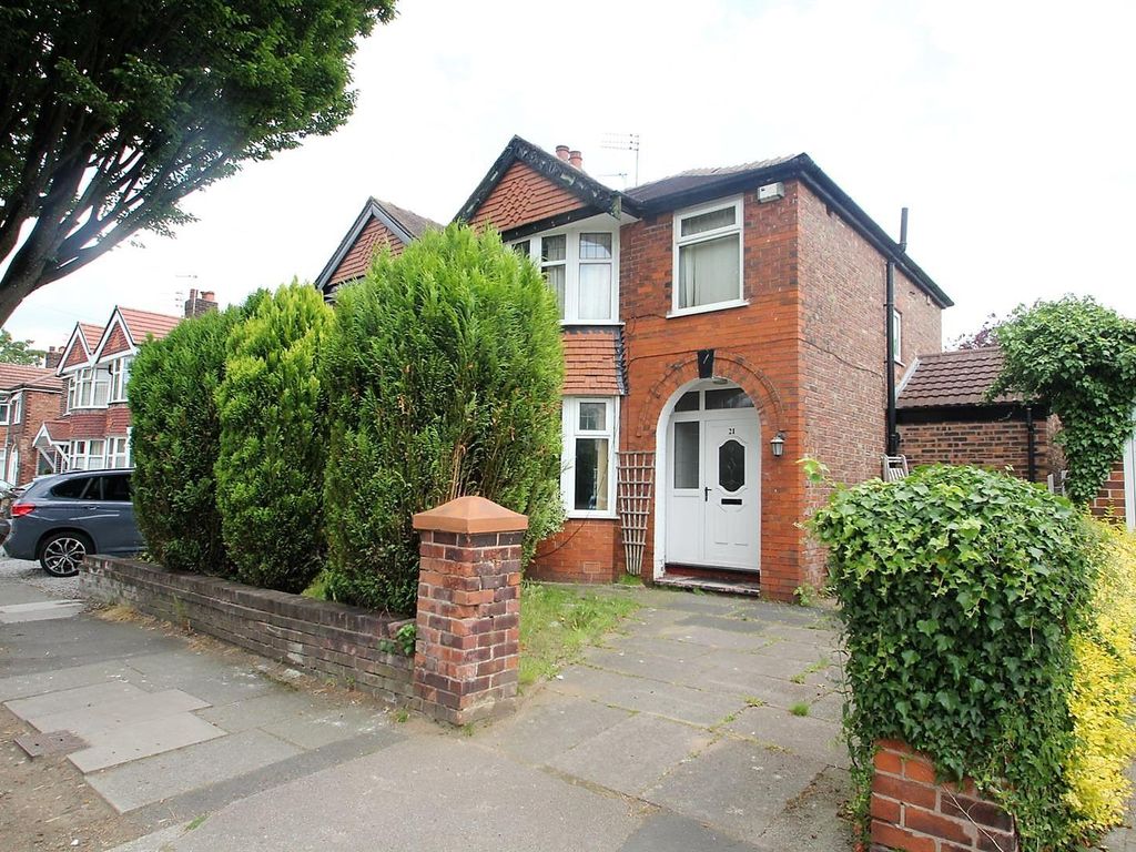 3 bed semi-detached house for sale in Rochester Road, Urmston, Manchester M41, £340,000