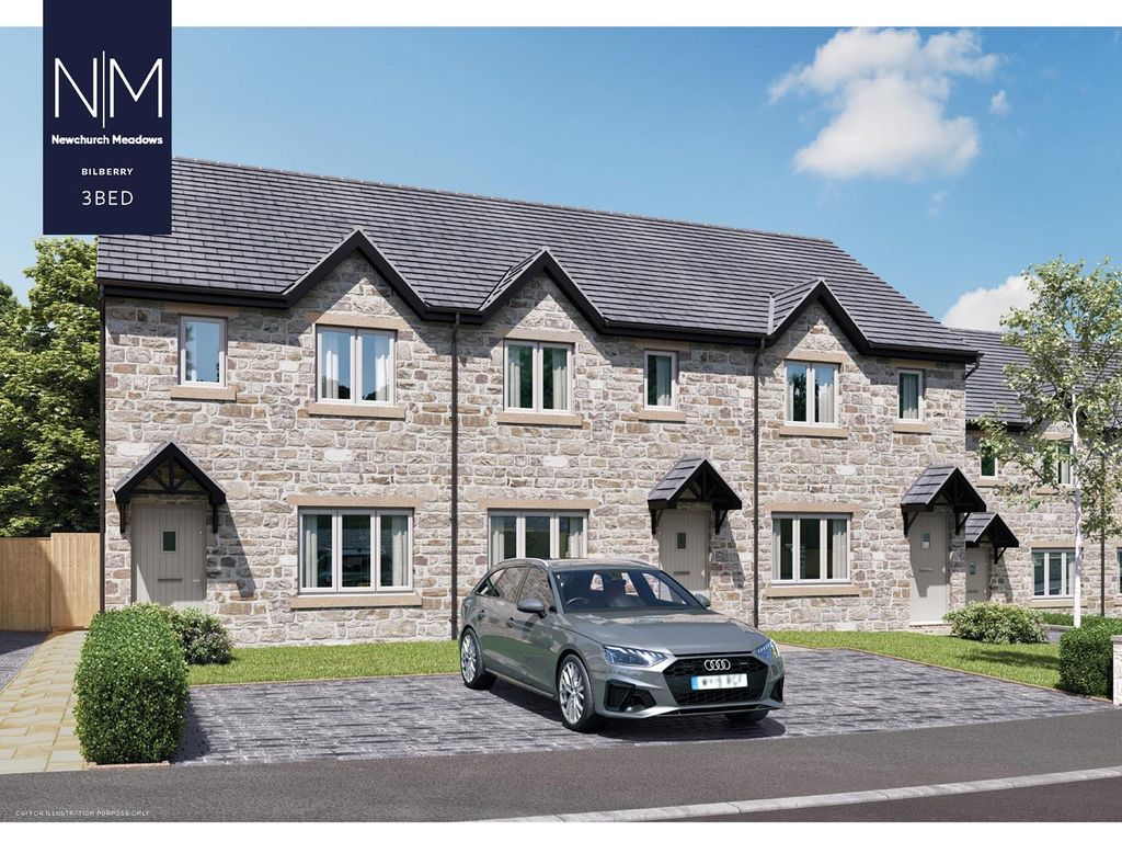 New home, 3 bed town house for sale in Plot 25, The Bilberry, Newchurch Meadows, Rossendale BB4, £232,500