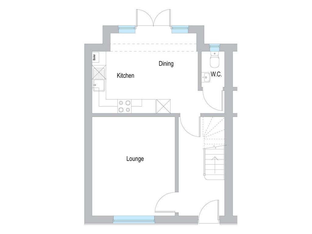 New home, 3 bed semi-detached house for sale in Plot 15, The Canterbury, The Sidings DN38, £151,960