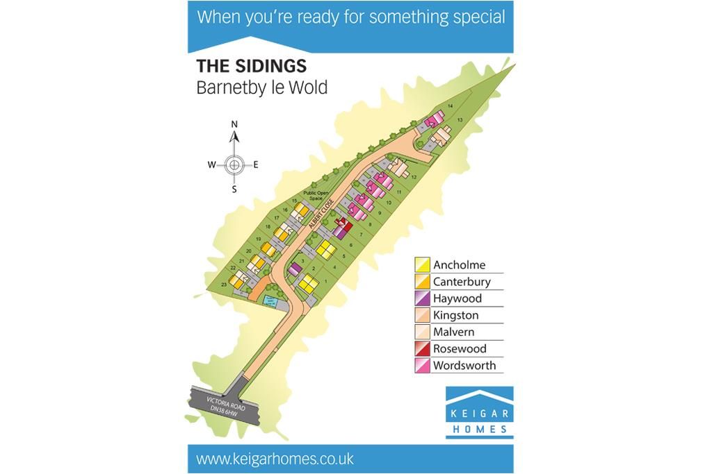 New home, 3 bed semi-detached house for sale in Plot 15, The Canterbury, The Sidings DN38, £151,960