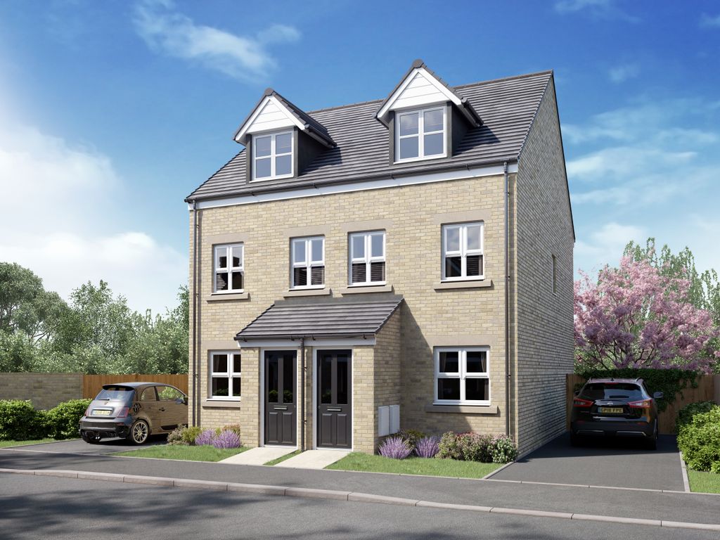 New home, 3 bed semi-detached house for sale in "The Souter" at Baker Drive, Hethersett, Norwich NR9, £280,000