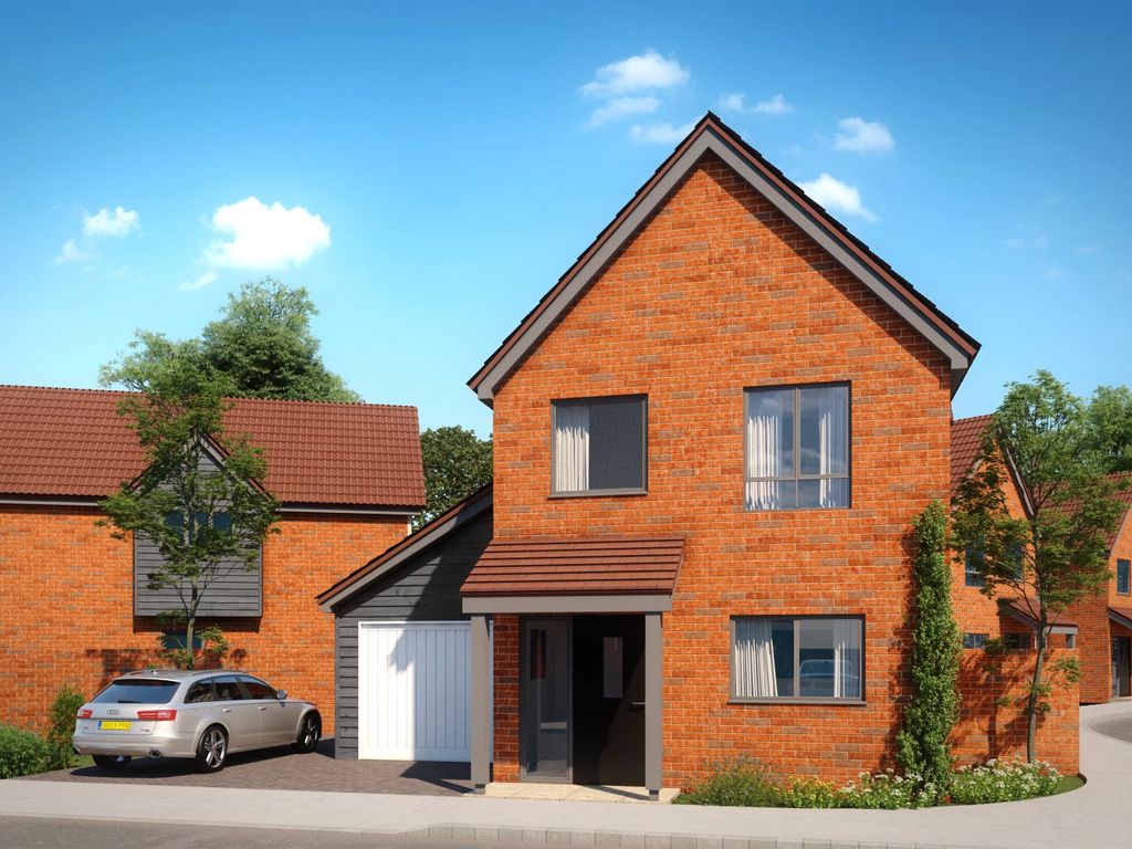 New home, 2 bed link-detached house for sale in Alder Meadow, Flordon Road, Creeting St Mary IP6, £280,000