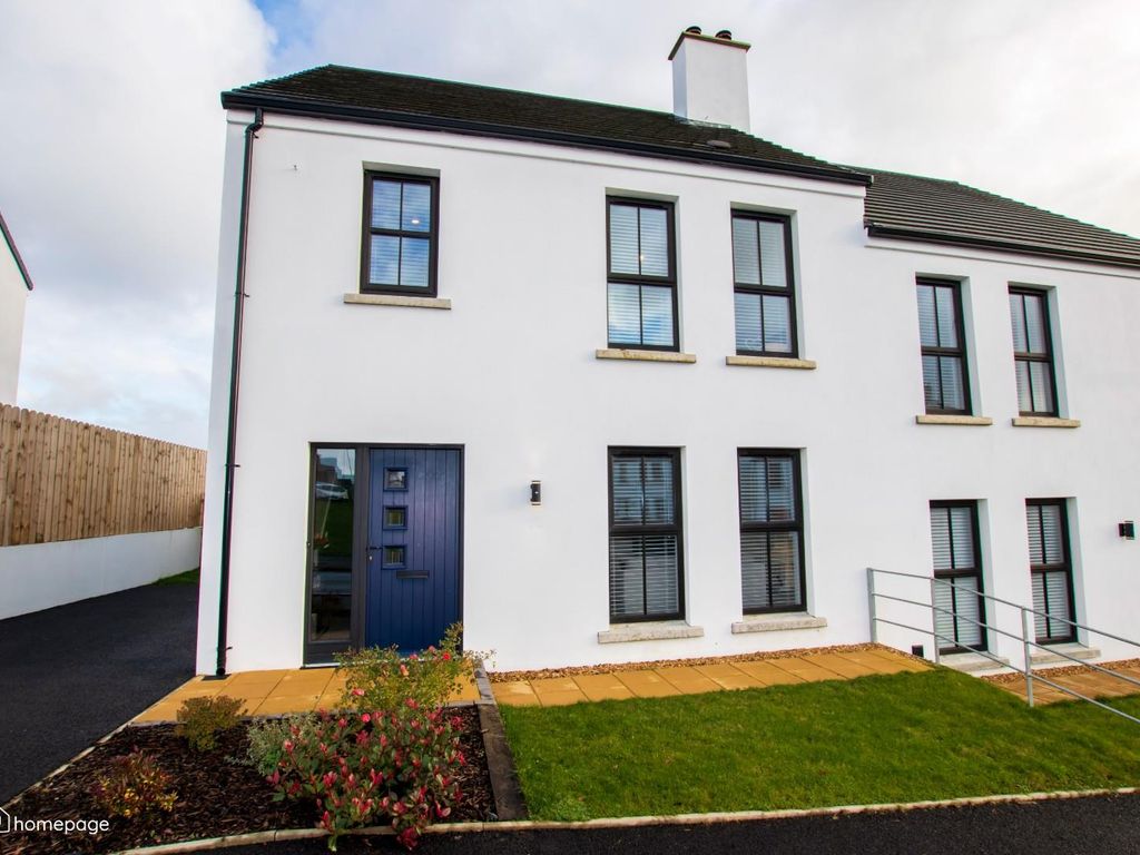 New home, 4 bed semi-detached house for sale in House Type H, Cumber View, Claudy BT47, £209,950