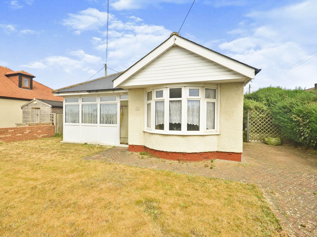 2 bed bungalow for sale in Old Dover Road, Capel-Le-Ferne, Folkestone, Kent CT18, £360,000
