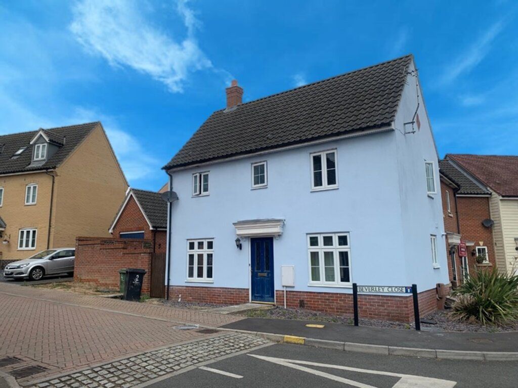 3 bed semi-detached house for sale in Beverley Close, Carbrooke, Thetford IP25, £220,000