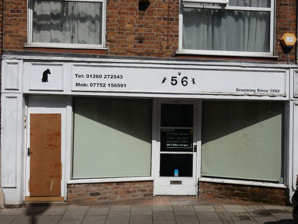 Retail premises to let in Lawton Street, Congleton. Cheshire CW12, £7,440 pa