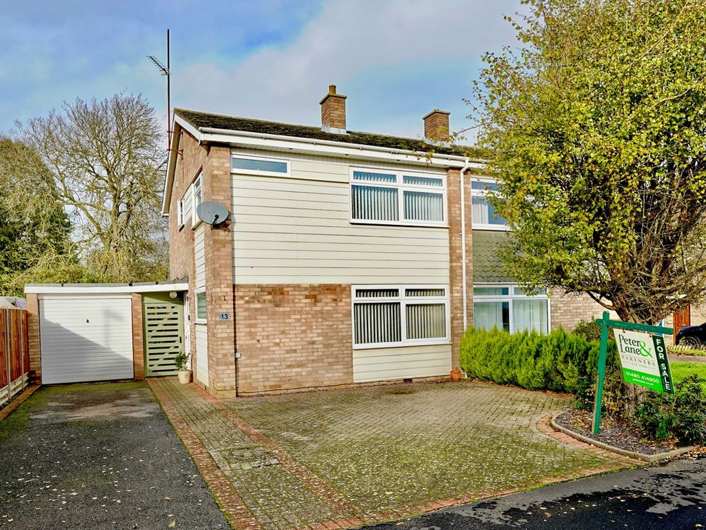 3 bed semi-detached house for sale in Glebe Lane, Buckden, Huntingdon PE19, £390,000