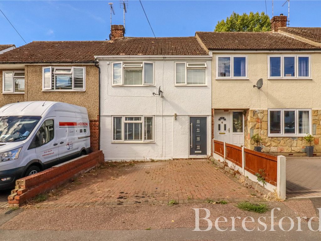 3 bed terraced house for sale in Passingham Avenue, Billericay CM11, £415,000
