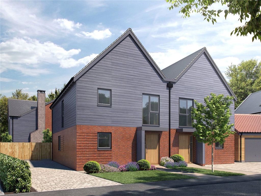 New home, 3 bed semi-detached house for sale in Plot 23, Kingscroft, Little Melton, Norwich NR9, £350,000