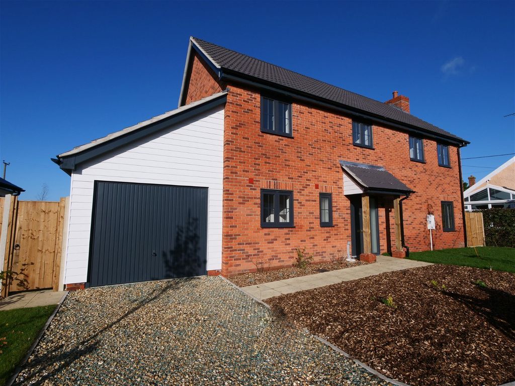 New home, 4 bed detached house for sale in Mill Road, Badingham, Suffolk IP13, £560,000