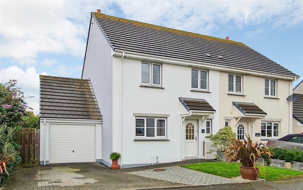 4 bed semi-detached house for sale in St. Petry, Goldsithney, Penzance TR20, £375,000