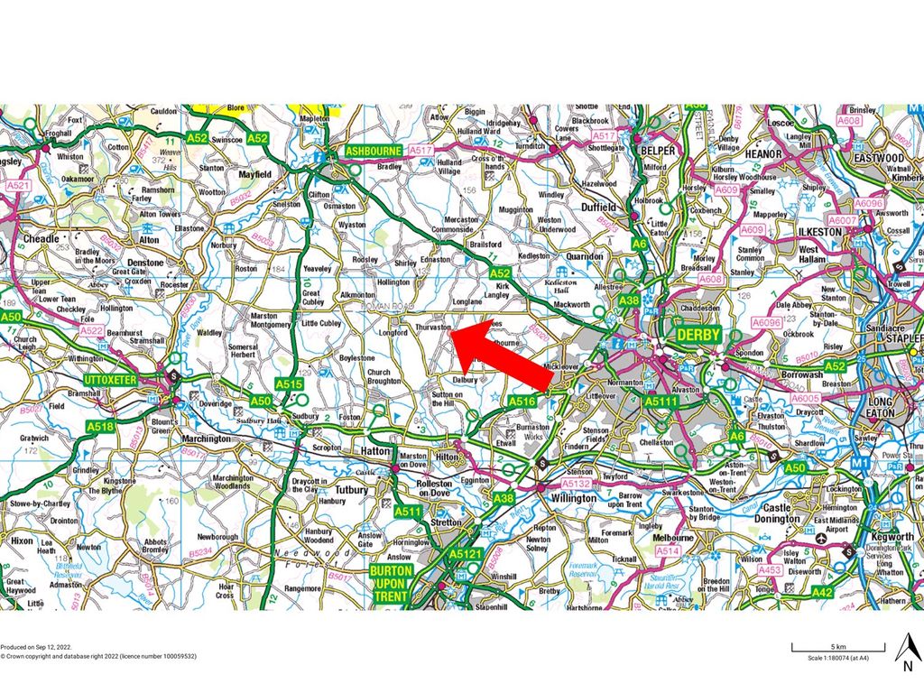 Land for sale in Development Plot-Dalbury Lees, Ashbourne, Derbyshire DE6, £375,000