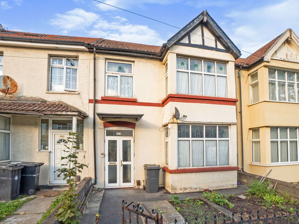 3 bed terraced house for sale in Muller Road, Eastville, Bristol BS5, £365,000