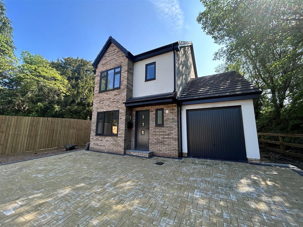 New home, 4 bed detached house for sale in White Hart Cottages, Machen, Caerphilly CF83, £385,000