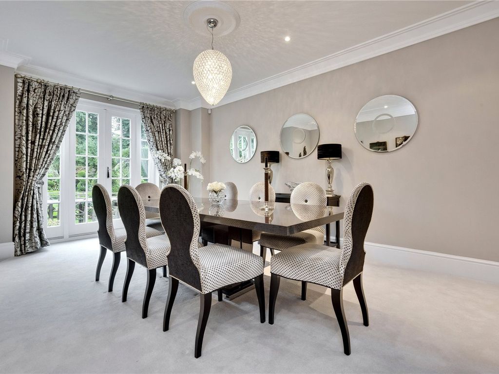 7 bed detached house for sale in Albury Road, Burwood Park, Walton On Thames KT12, £5,250,000