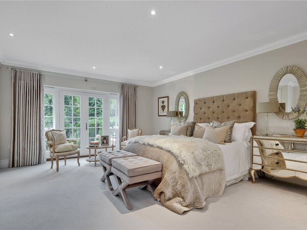 7 bed detached house for sale in Albury Road, Burwood Park, Walton On Thames KT12, £5,250,000