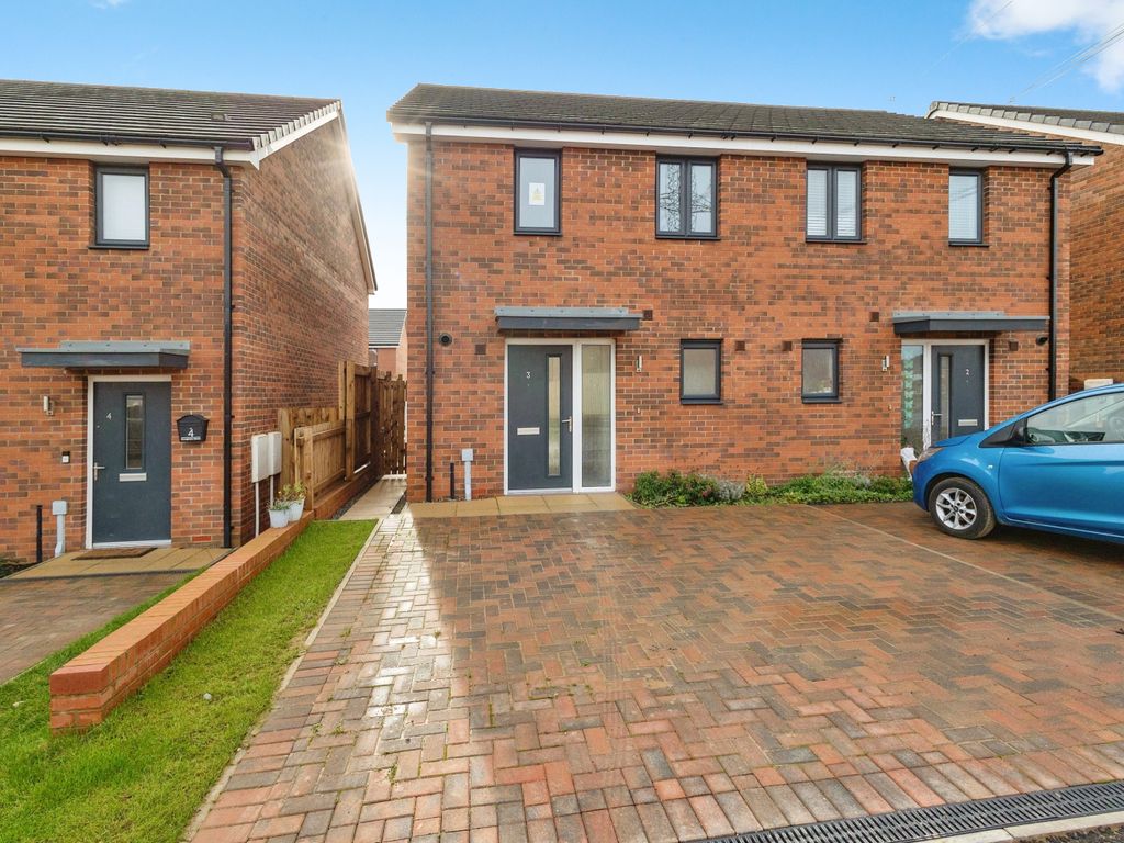 New home, 2 bed semi-detached house for sale in Coatham Gardens, Allens West, Durham Lane, Eaglescliffe TS16, £50,000