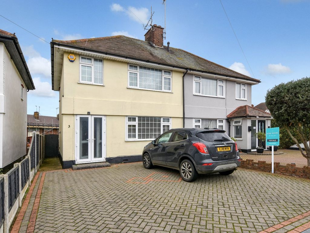 3 bed semi-detached house for sale in Armagh Road, Shoeburyness, Essex SS3, £350,000