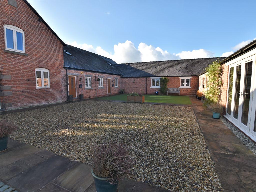 3 bed barn conversion for sale in Adderley Hall Barns, Adderley, Market Drayton TF9, £425,000