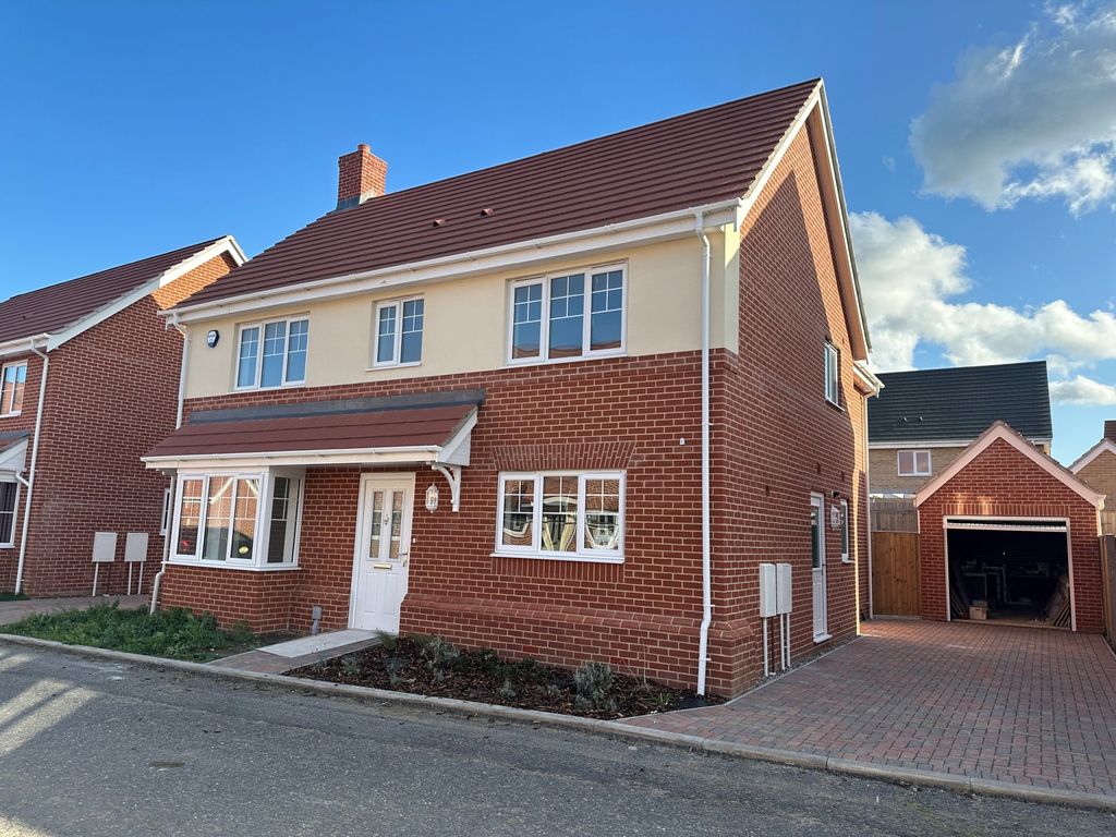 New home, 4 bed detached house for sale in Plot 42, Claydon Park, Off Beccles Road, Gorleston NR31, £395,000