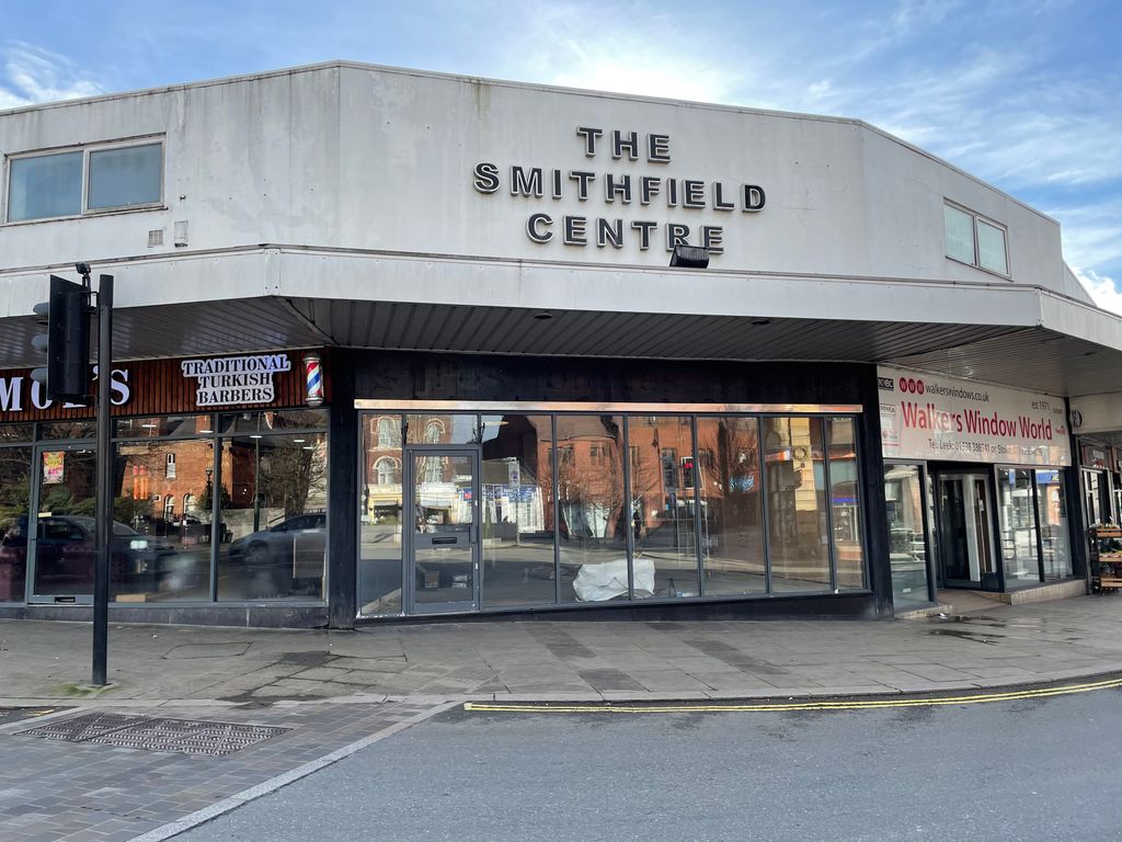Retail premises to let in Unit 7, Smithfield Centre, Leek ST13, £14,000 pa