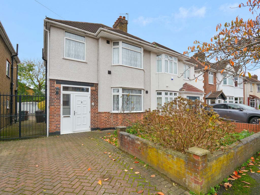 3 bed semi-detached house for sale in Hogarth Gardens, Heston, Hounslow TW5, £624,950