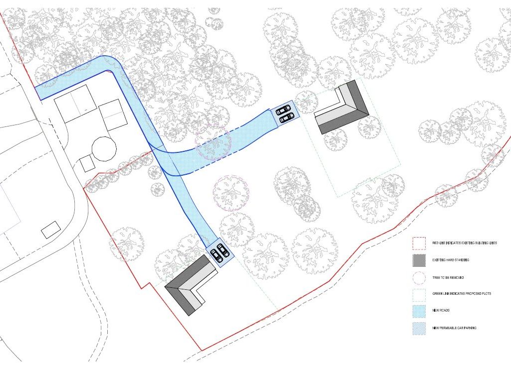 Land for sale in Coxtie Green Road, Pilgrims Hatch CM14, £460,000