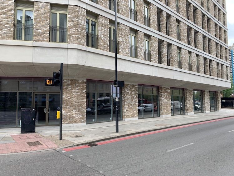 Retail premises to let in The Highway, London E1, £70,000 pa