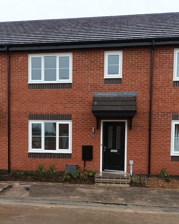 New home, 3 bed terraced house for sale in Meadow Way, Harvington, Evesham WR11, £123,375