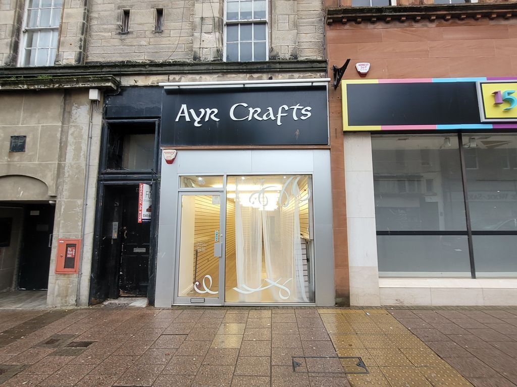 Retail premises to let in High Street, Ayr KA7, £6,500 pa